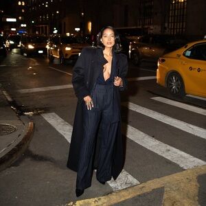 Rachel Roy Pinstriped Pantsuit